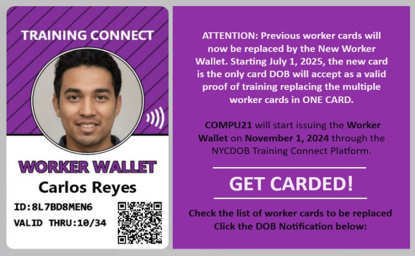 DOB Worker Wallet notification document preview